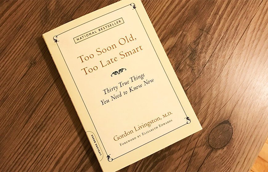 Livre : Vieux trop tôt, intelligent trop tard